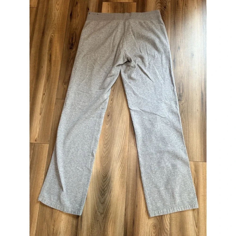Nike Sweatpants Women's Medium Straight Leg Gray Tall Girl Friendly